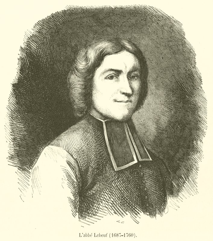 Labbe Lebeuf ، 1687-1760 بواسطة المدرسة الفرنسية