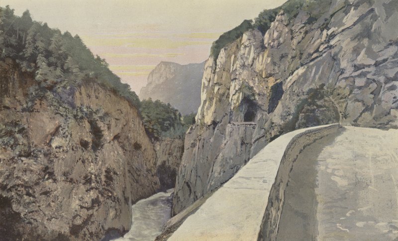 Aime، Isère Gorge، Route de Moutiers to Aosta بواسطة مصور فرنسي