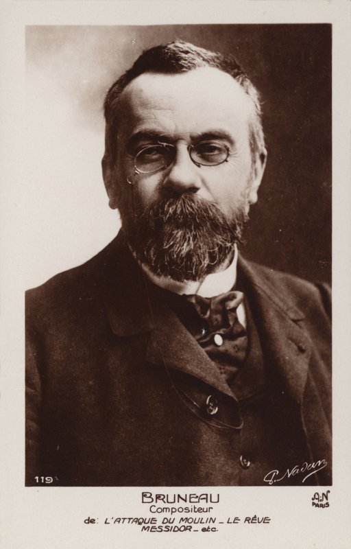 ألفريد برونو ، ملحن فرنسي (1857-1934) بواسطة مصور فرنسي