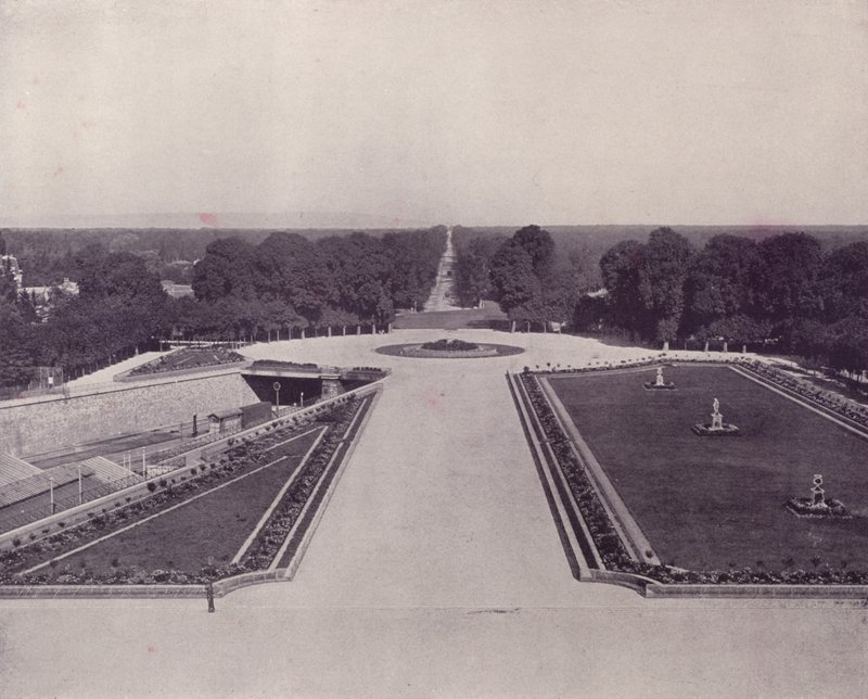 Avenue des Loges ، St Germain-en-Laye (صورة b / w) بواسطة مصور فرنسي
