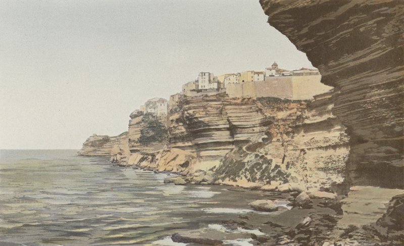 Bonifacio ، Pointe de la presquile بواسطة مصور فرنسي