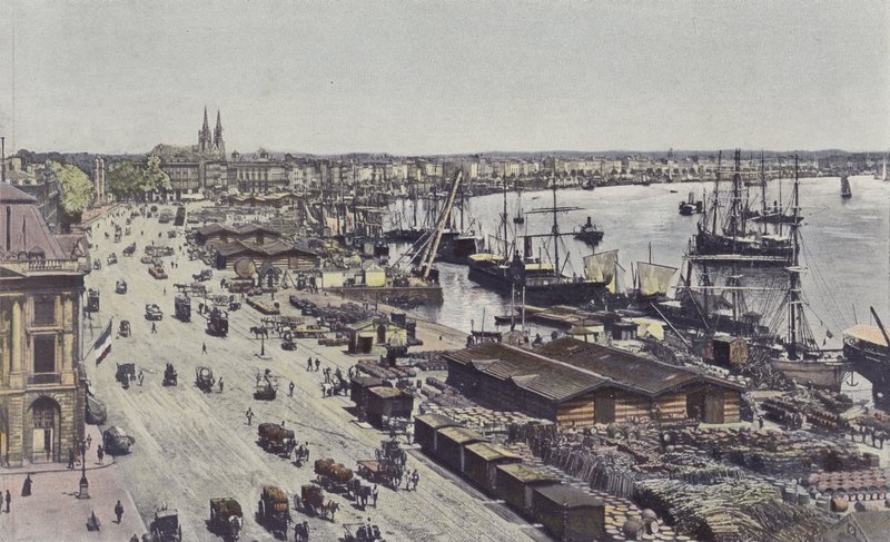 بوردو ، Place Richelieu ، Quais Louis XVIII ، Chartrons and Bacalan بواسطة مصور فرنسي