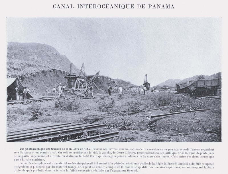 قناة Interoceanique De Panama (صورة b / w) بواسطة مصور فرنسي