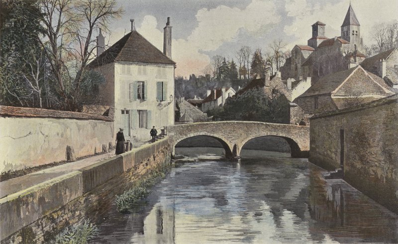 Chatillon-sur-Seine وكنيسة Saint-Vorles و Perthuis-au-Loup بواسطة مصور فرنسي