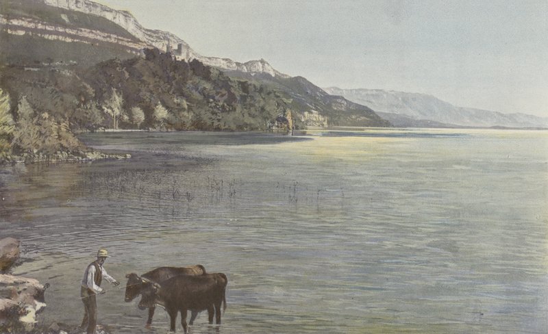 Chindrieux و Chateau de Chatillon و Lac du Bourget بواسطة مصور فرنسي