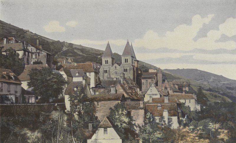 Conques، منظر عام بواسطة مصور فرنسي