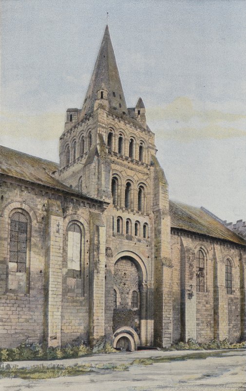 Cunault ، Eglise ، الواجهة N بواسطة مصور فرنسي