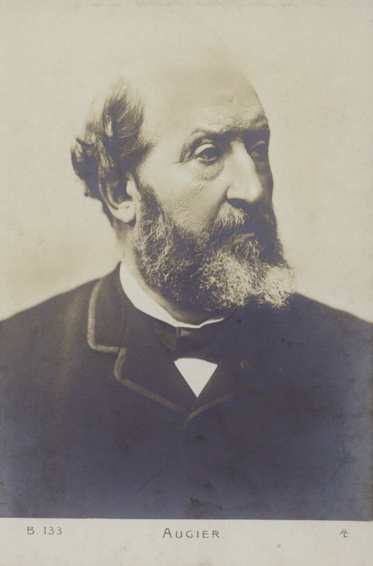 إميل أوجيه (1820-1889) ، كاتب مسرحي فرنسي بواسطة مصور فرنسي