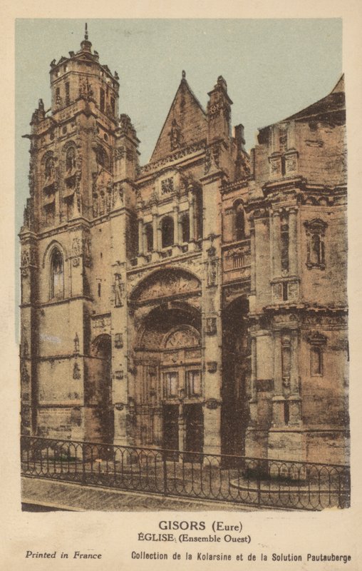 Gisors الكنيسة بواسطة مصور فرنسي