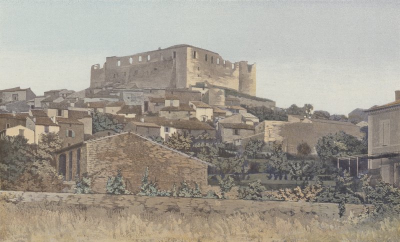 Greoulx، Ruines du Chateau fortifie des Templiers، Cote SO بواسطة مصور فرنسي