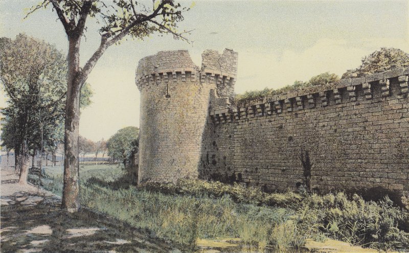Guerande والأسوار وبرج Gaudinais بواسطة مصور فرنسي