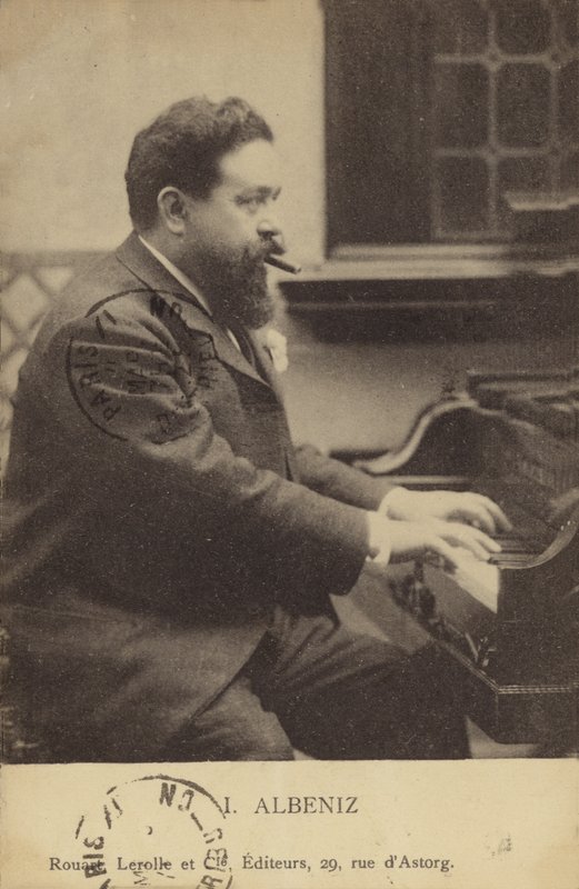 إسحاق البنيز ، عازف البيانو والملحن الإسباني (1860-1909) بواسطة مصور فرنسي