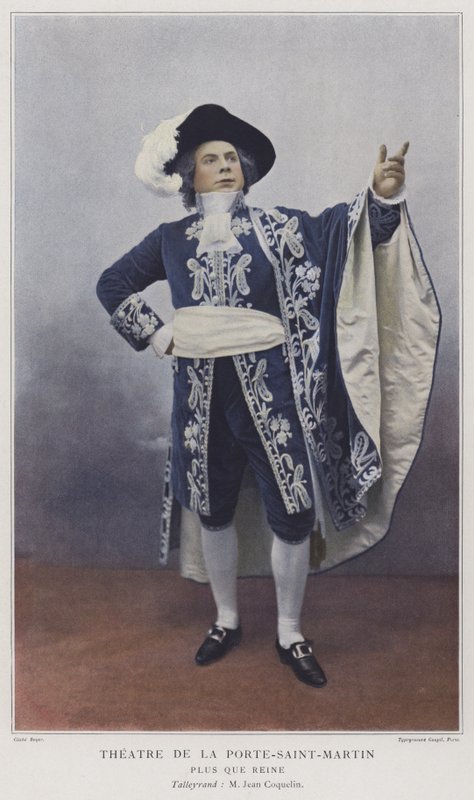 جان كوكلين مثل Talleyrand في Plus que Reine (صورة ملونة) بواسطة مصور فرنسي