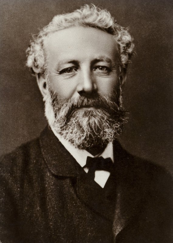جول فيرن (1828-1905) ، روائي فرنسي بواسطة مصور فرنسي