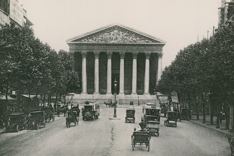 LEglise de la Madeleine ، كنيسة المجدلية (التصوير الفوتوغرافي) بواسطة مصور فرنسي