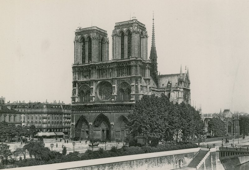 الكاتدرائية ، Eglise Notre-Dame ، الكاتدرائية ، كنيسة السيدة (التصوير الفوتوغرافي) بواسطة مصور فرنسي