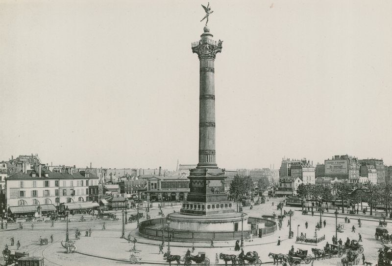 La Colonne de Juillet ، Place de la Bastille ، عمود يوليو ، مكان الباستيل (التصوير الفوتوغرافي) بواسطة مصور فرنسي