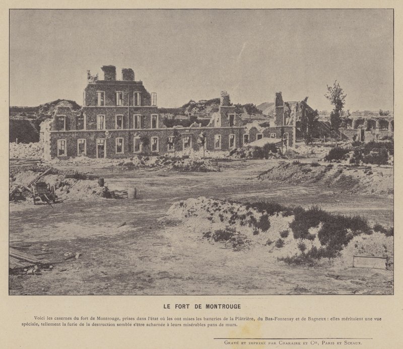 كومونة باريس ، Le Fort De Montrouge (b / w photo) بواسطة مصور فرنسي