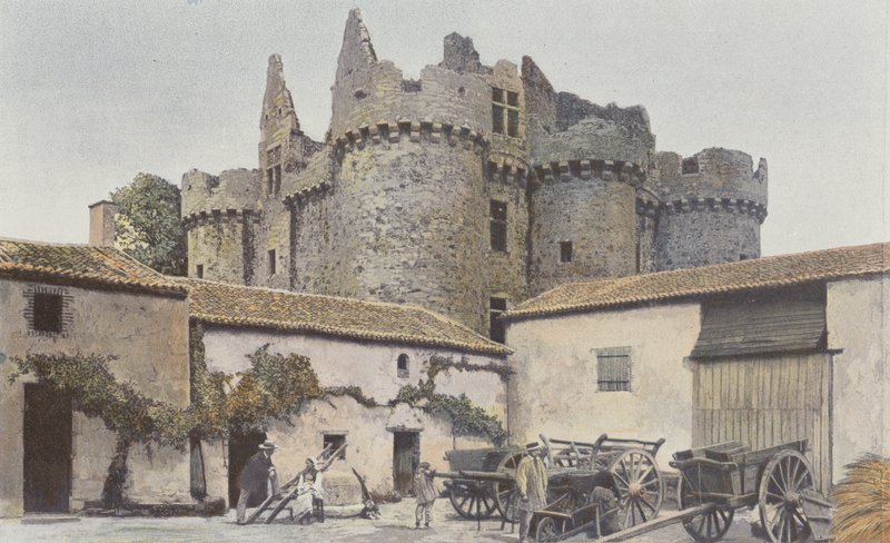 Le Breuil-sous-Argenton، Ruins of the Chateau de Beaupinay بواسطة مصور فرنسي