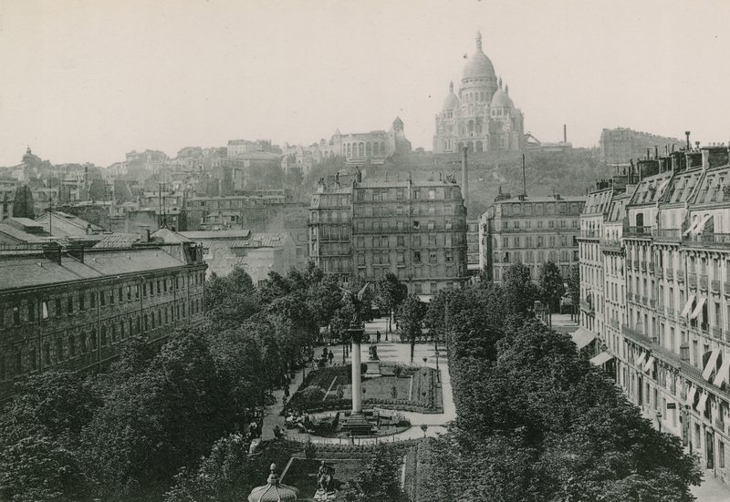 ساحة أنتويرب و Sacre-Coeur ، ساحة Antwerps و Sacre-Coeur (التصوير الفوتوغرافي) بواسطة مصور فرنسي