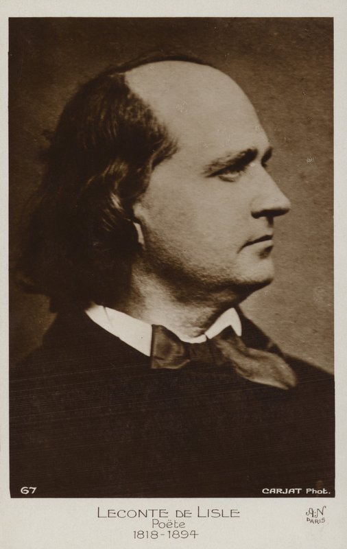 Leconte de Lisle (1818-1894) ، الشاعر الفرنسي بواسطة مصور فرنسي