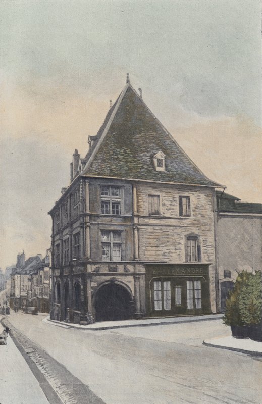 Luxeuil أو Maison Francois Premier أو Maison du Juif بواسطة مصور فرنسي