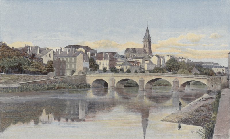 Mezieres و Pont dArches وبرج الجرس Mohon بواسطة مصور فرنسي