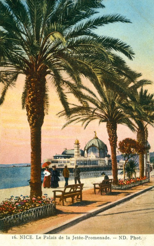 نيس ، منتزه لو باليه دو لا جيت بواسطة مصور فرنسي