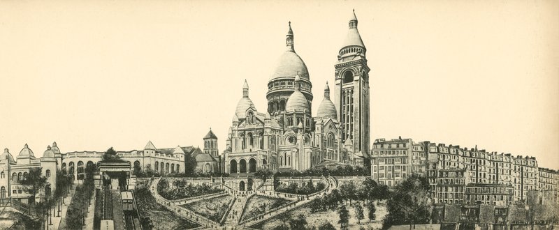 باريس ، كنيسة Sacre-Coeur de Montmartre ، كنيسة القلب المقدس بواسطة مصور فرنسي