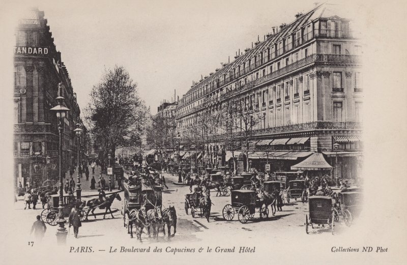 باريس ، Boulevard Des Capucines ، فندق Le Grand بواسطة مصور فرنسي