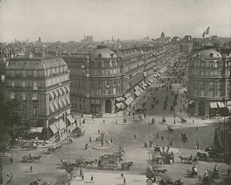 باريس: منظر شارع Avenue de l