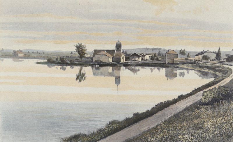 Saint-Laurent-en-Grandvaux ، بحيرة الدير بواسطة مصور فرنسي