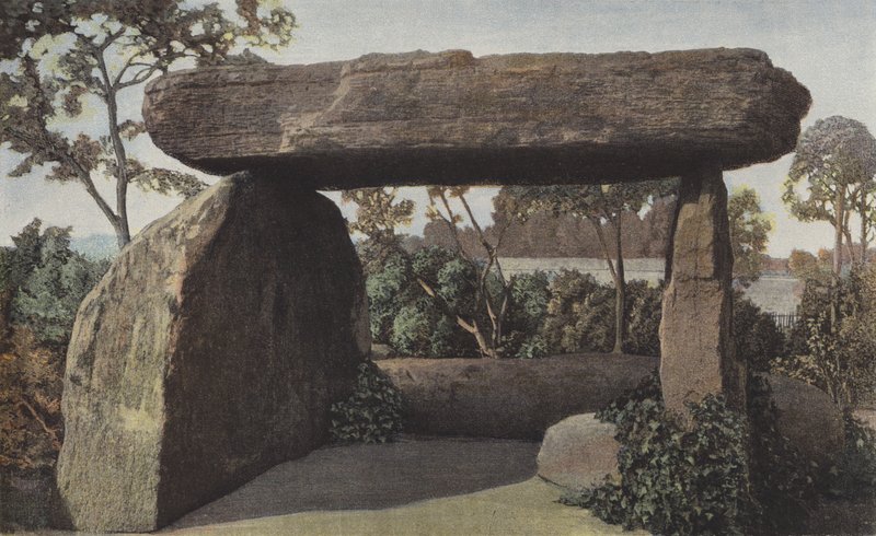 Saint-Nazaire ، يحيط Dolmen بساحة بواسطة مصور فرنسي