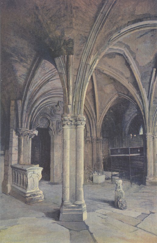 Saint-Pere-sous-Vezelay ، الكنيسة ، الشرفة O (قبل الترميم) بواسطة مصور فرنسي