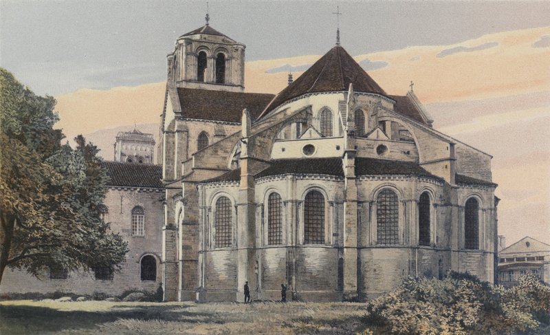 Vezelay ، Eglise de la Madeleine ، Apse ، SE side بواسطة مصور فرنسي