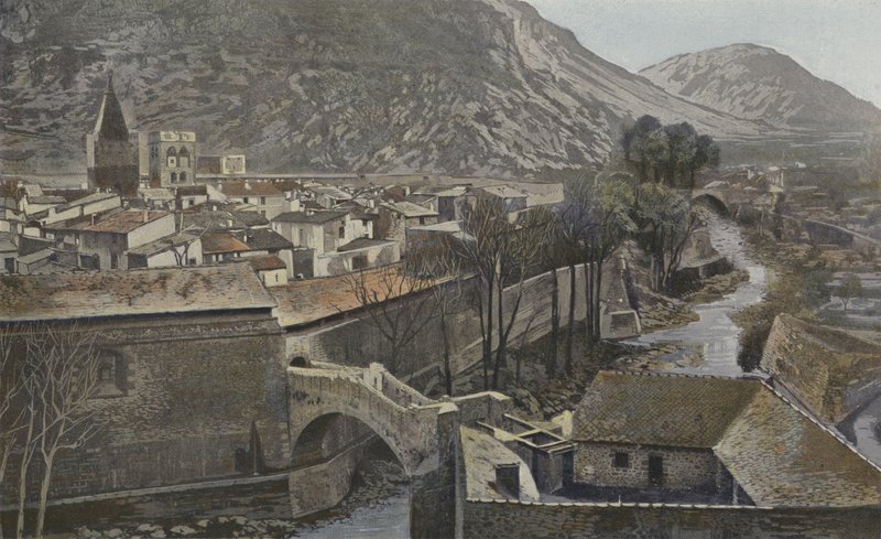 Villefranche-de-Conflent، منظر عام بواسطة مصور فرنسي