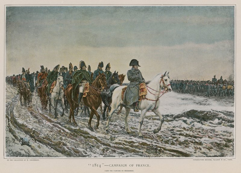 1814 - حملة فرنسا بواسطة المدرسة الفرنسية