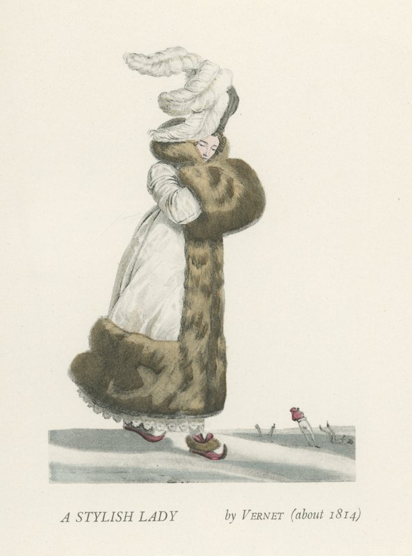 سيدة أنيقة (حوالي 1814) بواسطة المدرسة الفرنسية