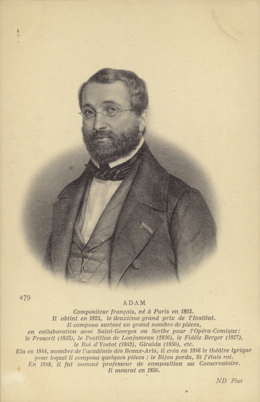 أدولف آدم ، ملحن فرنسي وناقد موسيقي (1803-1856) بواسطة المدرسة الفرنسية