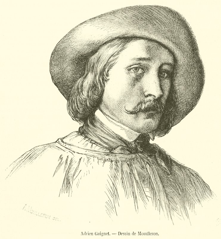 Adrien Guignet (engraving) بواسطة المدرسة الفرنسية