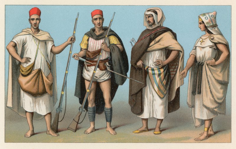 زي أفريقيا بواسطة المدرسة الفرنسية