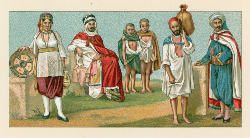 زي أفريقيا بواسطة المدرسة الفرنسية