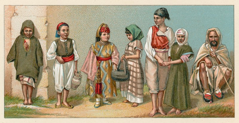 زي أفريقيا بواسطة المدرسة الفرنسية