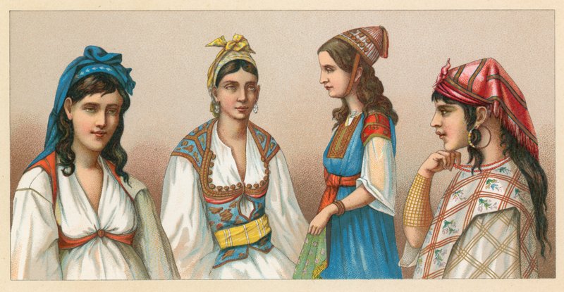 زي أفريقيا بواسطة المدرسة الفرنسية