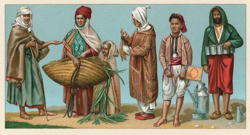 زي أفريقيا بواسطة المدرسة الفرنسية