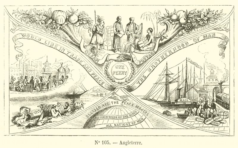 Angleterre (engraving) بواسطة المدرسة الفرنسية
