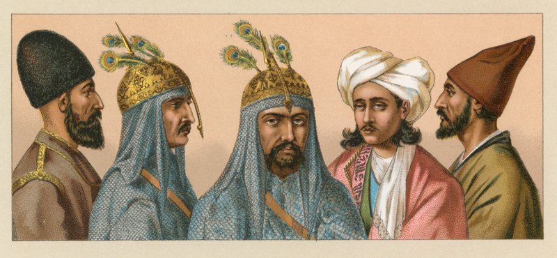 زي آسيوي بواسطة المدرسة الفرنسية