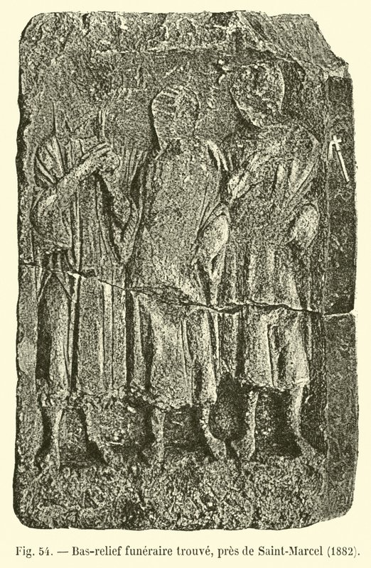 العثور على جنازة جنائزية بالقرب من سان مارسيل 1882 بواسطة المدرسة الفرنسية