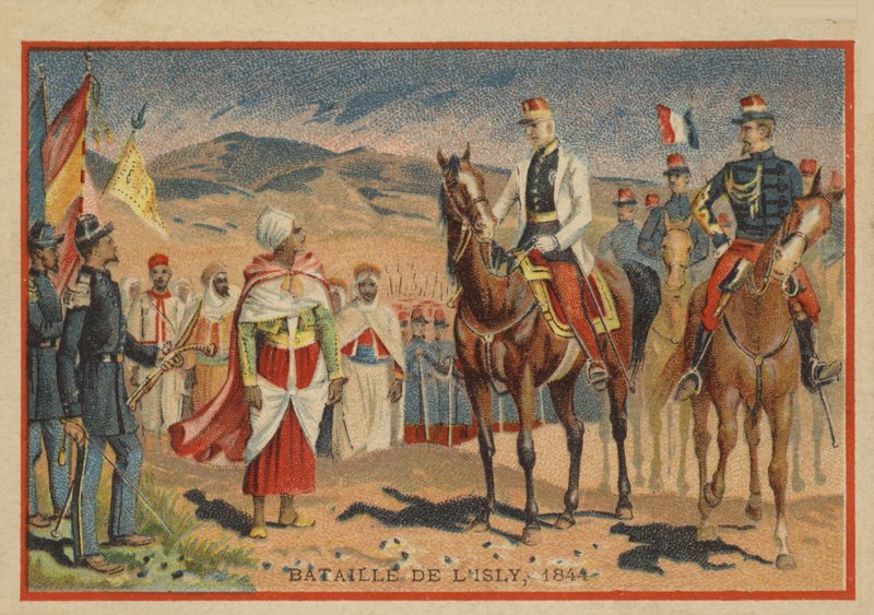 معركة إيزلي ، 1844 بواسطة المدرسة الفرنسية