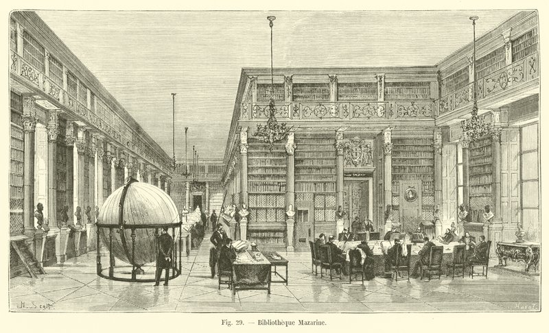 مكتبة المزارين بواسطة المدرسة الفرنسية